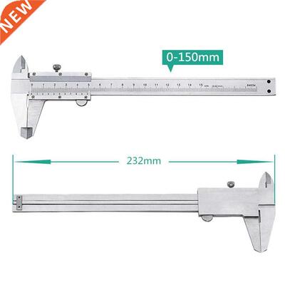 Vernier Caliper 6inch 0-150mm/0.02mm Calipers Gauge Micromet