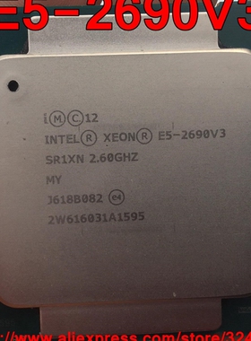 XEON E5-2690 V3 Processor SR1XN 2.6Ghz 12-Cores 30MB LGA2011