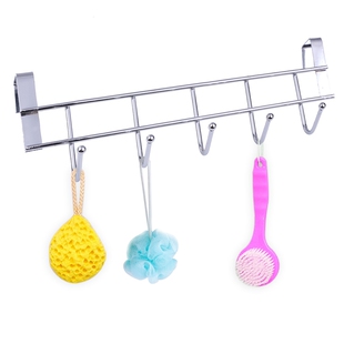Stainless Steel Bathroom Kitchen Organizer Hanger Coat Hooks