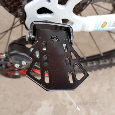 Rear Seat Folding Bicycle Pedal Board Mountain Bike MTB Peda