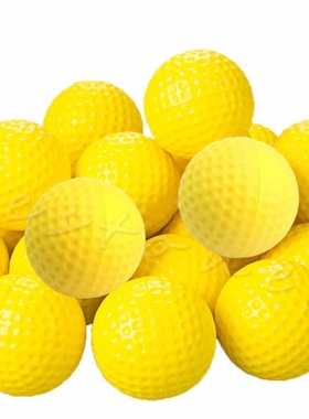 10 pces bolas de golfe da espuma do plut?nio esponja amarel