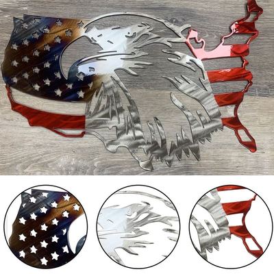 American Flag Eagle Hollow Out Acrylic Decoration Indoor an