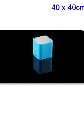 PLZ 40x40cm Reflective Black and White Acrylic Display Board