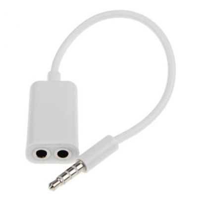 3.5mm Stereo Audio Splitter 1 Male To 2 Female Headphone Mi