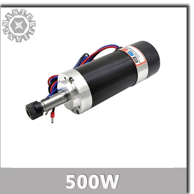 NEW  DC 500W Brushless CNC Spindle Motor 0.5KW ER11 55MM bru