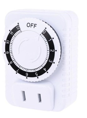 AC 110V 12 Hour Mechanical US Plug Switch Timer Socket 适用