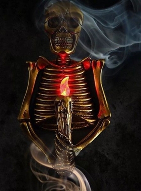 Kerangka Api Yang Dipasang Di Dinding Lampu Malam 3D