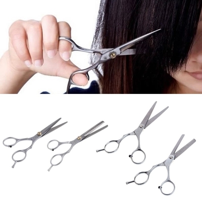 2 pc Professional Hair Cutting Thinning Scissors Shears Barb