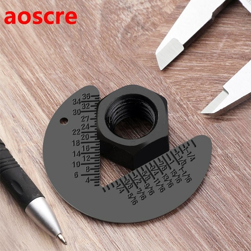 Gauge Hexagon Screw Nut Metric Inch Integrated Model Radius