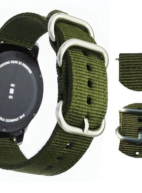 Nato strap for Samsung Galaxy watch 3/46mm/42mm/Active 2 Ge
