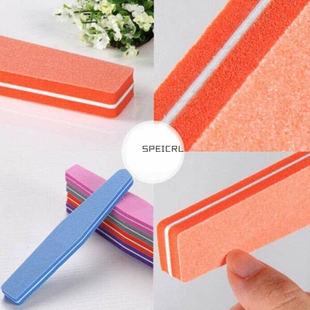 1pcs nail file buffer styling nail tools sponge diamond rubb