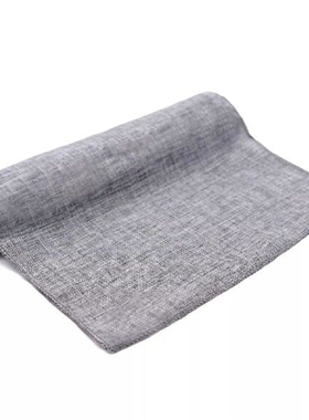 Imitated Linen Table Runners Vintage Soft Table Runner Gray