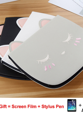 Cute Cat Cover for iPad 8th/7th 10.2 2020/2019 Air 1/2 9.7 M