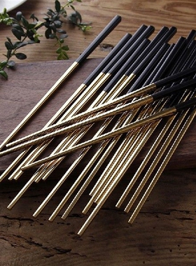 Stainless Steel Chopsticks Tongs Metal Chopsticks Set