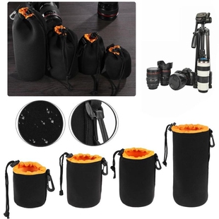 Camera Lens Pouch Bag Neoprene Waterproof Soft Video Full S