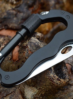 Carabiner Hook Screwdriver Bottle Opener defensa personal Ta