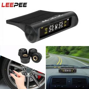 Solar Power Car TPMS Tyre Pressure Monitoring System Auto Se