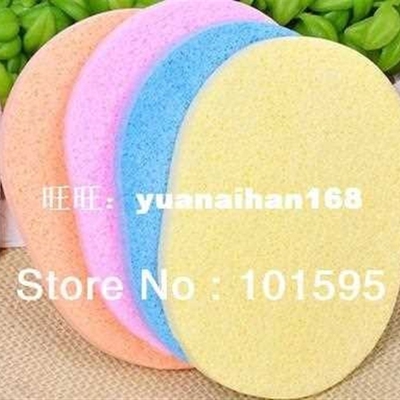 New 6pcs/lot natural Plucking seaweed cleansing sponge flutt