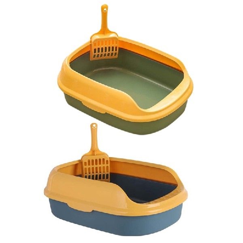 Pet Toilet Bedpan Anti Splash Cats Litter Box Cat Tray With 鲜花速递/花卉仿真/绿植园艺 其它园艺用品 原图主图