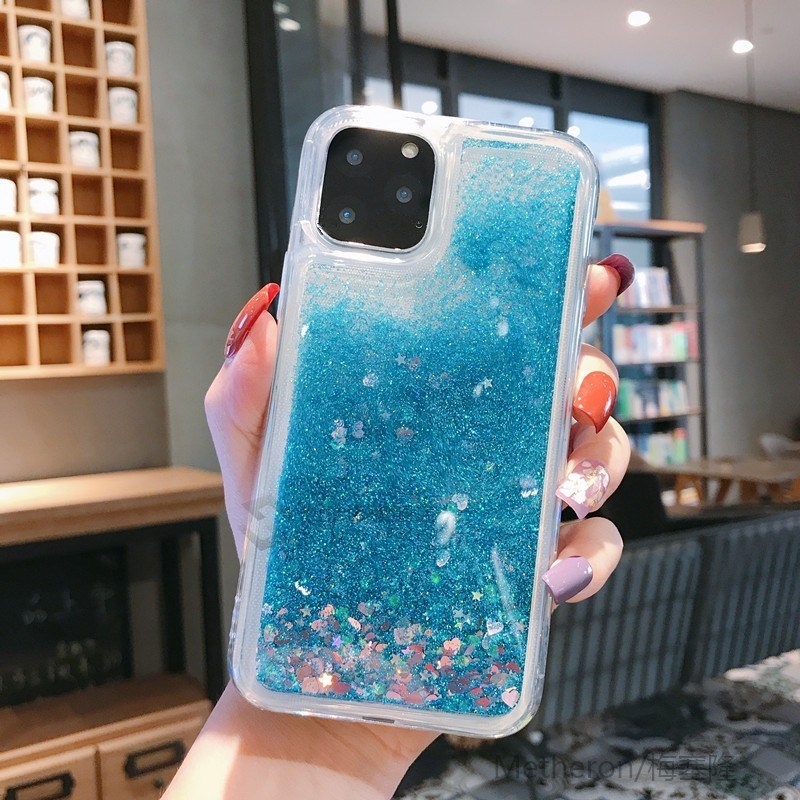 Love Heart Glitter Case  iPhone 11 Pro Max XR XS X 8 7 6S 6