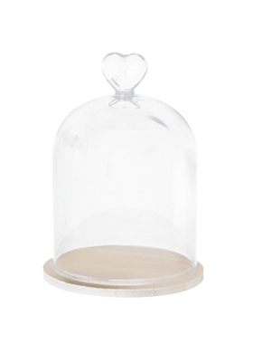 Clear Vases Glass Flower Display Cloche Bell Jar Dome Immort