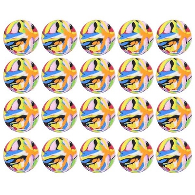 20Pcs Practice Golf Balls,Rainbow Color Soft EVA Sponge