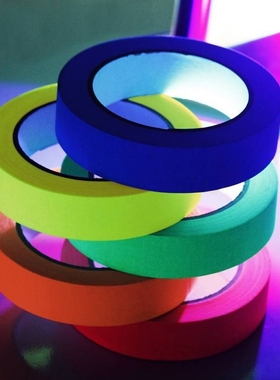 Home Decro Tape UV Black light Reactive Fluorescent Cloth T