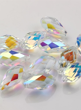 Crystal Teardrop Pendant 10*20/12*25MM Czech Lampwork Glass