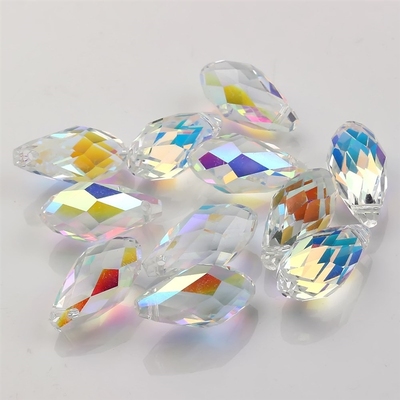 Crystal Teardrop Pendant 10*20/12*25MM Czech Lampwork Glass