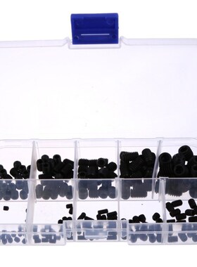 200Pcs M3/M4/M5/M6/M8 Allen Head Socket Hex Set Grub Screw A