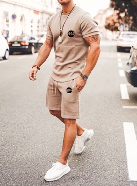 New Style Fitness Fashion Mens Suit 3D-Printed Mens Wear C