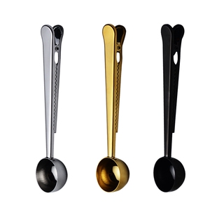 2-in-1 Coffee Scoop, Stainless Steel Long Handled Tea Spoon