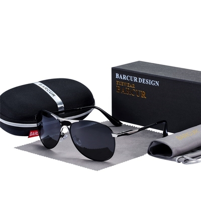 BARCUR Brand Design Sunglasses High Quality Men Polarized S