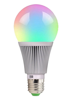 7 w LED bulb light RGBW E27 E14 B22 E26 seven color changing