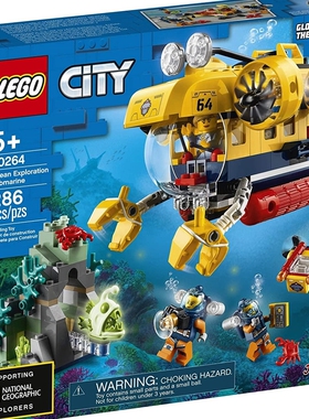 LEGO City Ocean Exploration Submarine 60264 with Toy Submar