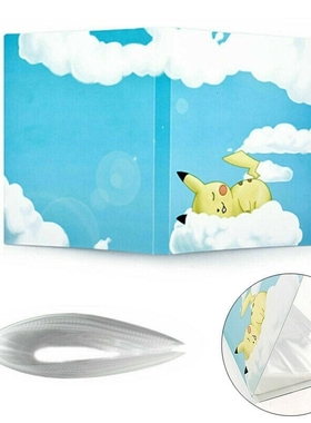 112 Cards Pokemon Cards Album Binder Folder Book List Collec