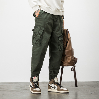 GlacialWhale Mens Cargo Pants Men Fashion 2021 Techwear Jogg