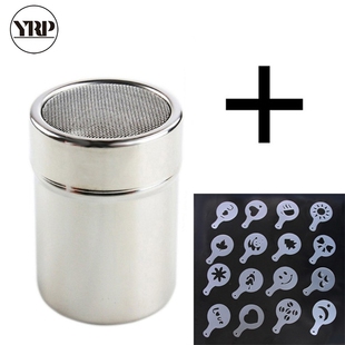 Stainless Chocolate Shaker Cocoa Flour Sugar Powder Coffee S
