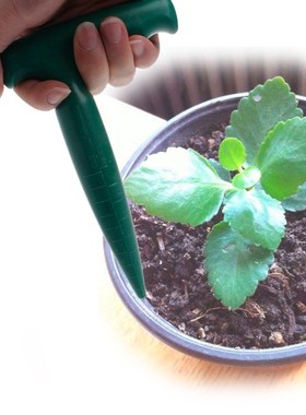 17.5 x 11cm Plastic Dibber Digging Hole Tool Garden Bonsai F