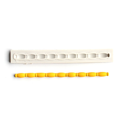 Bamboo Decorative Strips Silicone Fondant Mould Cake Border