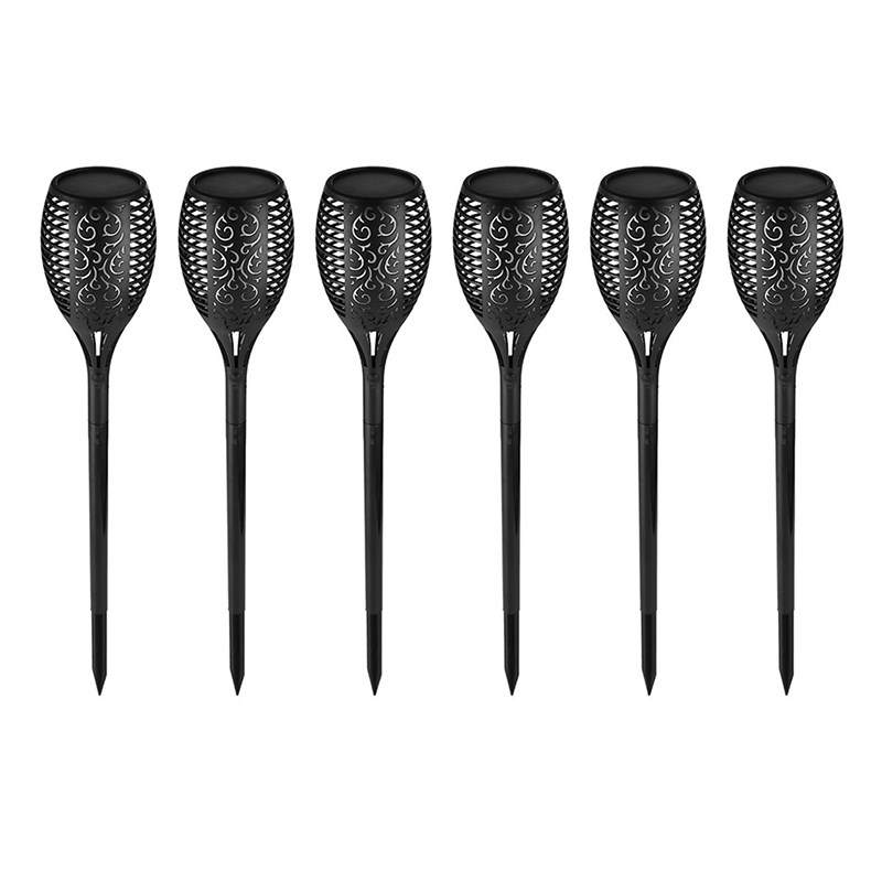 6PCS Solar Outdoor Garden Street Lights, Sidewalks, Yards, L