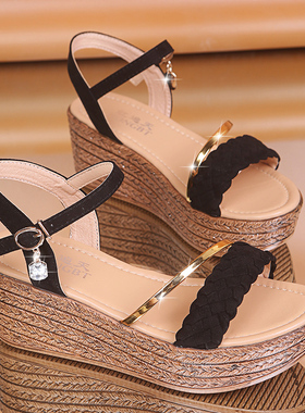 High Heels Women Summer Shoes Wedges Bohemian Women Sandals