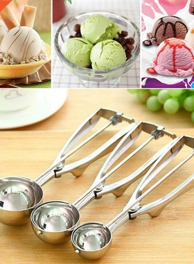 Stainless steel spoon kitchen ice cream mashed potatoes wate