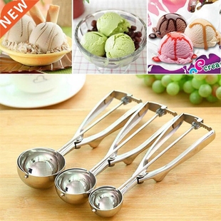 Stainless steel spoon kitchen ice cream mashed potatoes wate