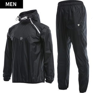 VANSYDICAL Sauna Suit s Wos Gym Clothing Set Hoodies Pullove