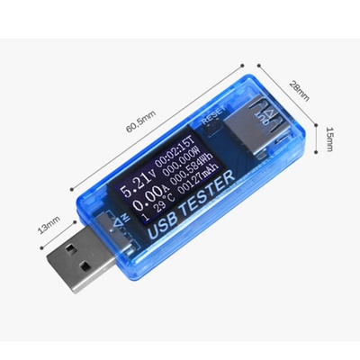 USB Tester Current Voltage Digital Dispay Charger Capacity D
