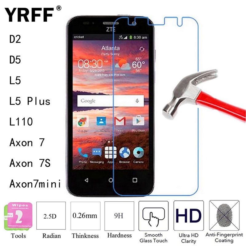 2PCS 2.5D 9H 0.26mm Tempered Glass Protective Screen Protec