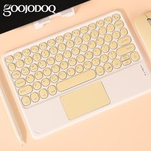 GOOJODOQ Wireless Bluetooth Keyboard with Touchpad for iPad