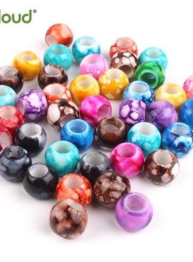 50pcs Kids Box Braids Beautiful Hair Beads for Child Multic