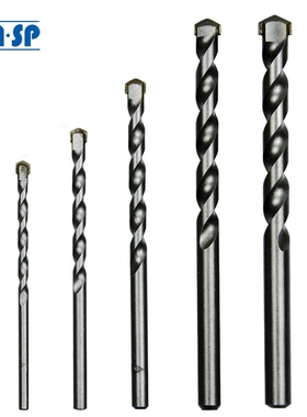 TASP 5pcs Masonry Drill Bits Tungsten Carbide Tipped Concret